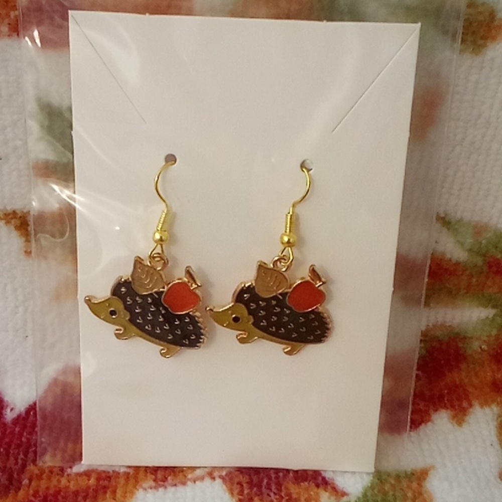 Hedgehog Earrings